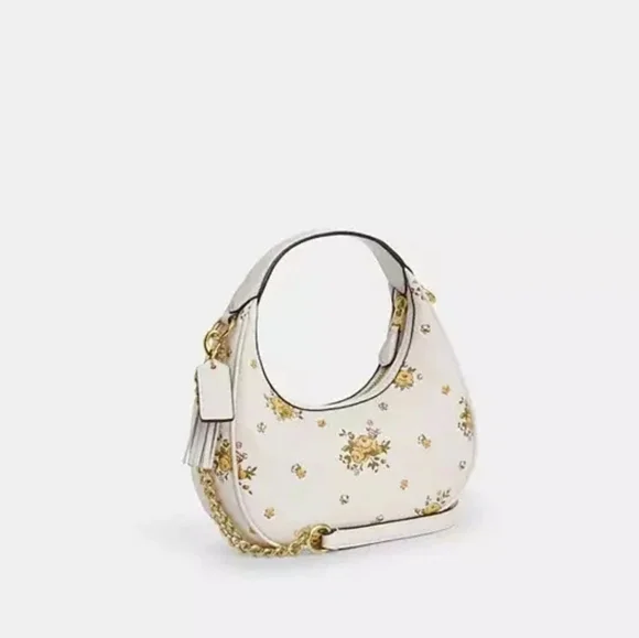 NWT Coach Carmen Mini Crossbody Bag With Floral Print CAK90 New Packaged